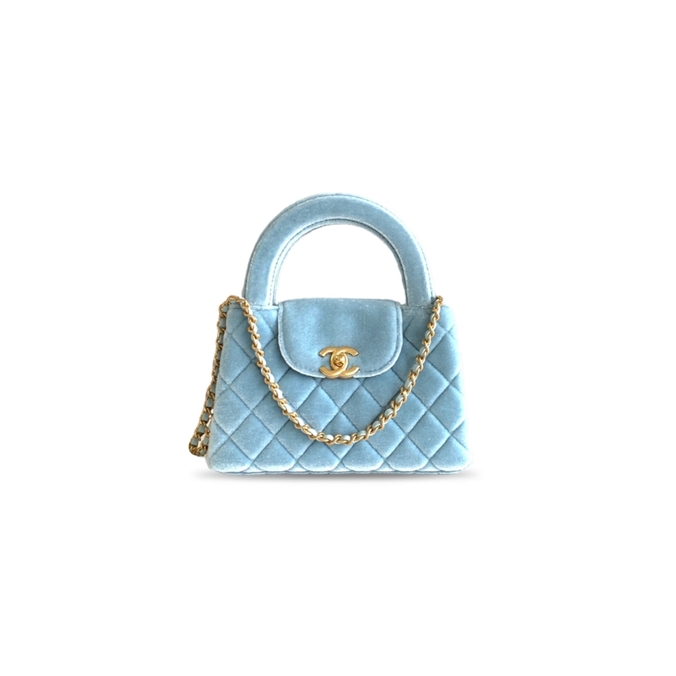 CHANEL MINI KELLY HANDLE BAG AS4416 (19*13*7cm)